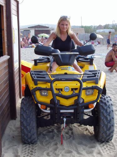 Sur le quad